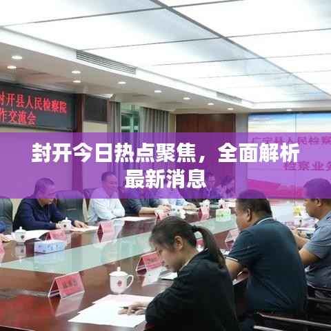 封开今日热点聚焦,全面解析最新消息
